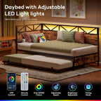 LIKIMIO 2-IN-1 Pull-Down Scroll Wheel Corner Bed