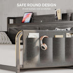 LIKIMIO Trundle Sofa Bed Frame