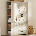 LIKIMIO Armoire Freestanding Wooden Closet Set（70"）