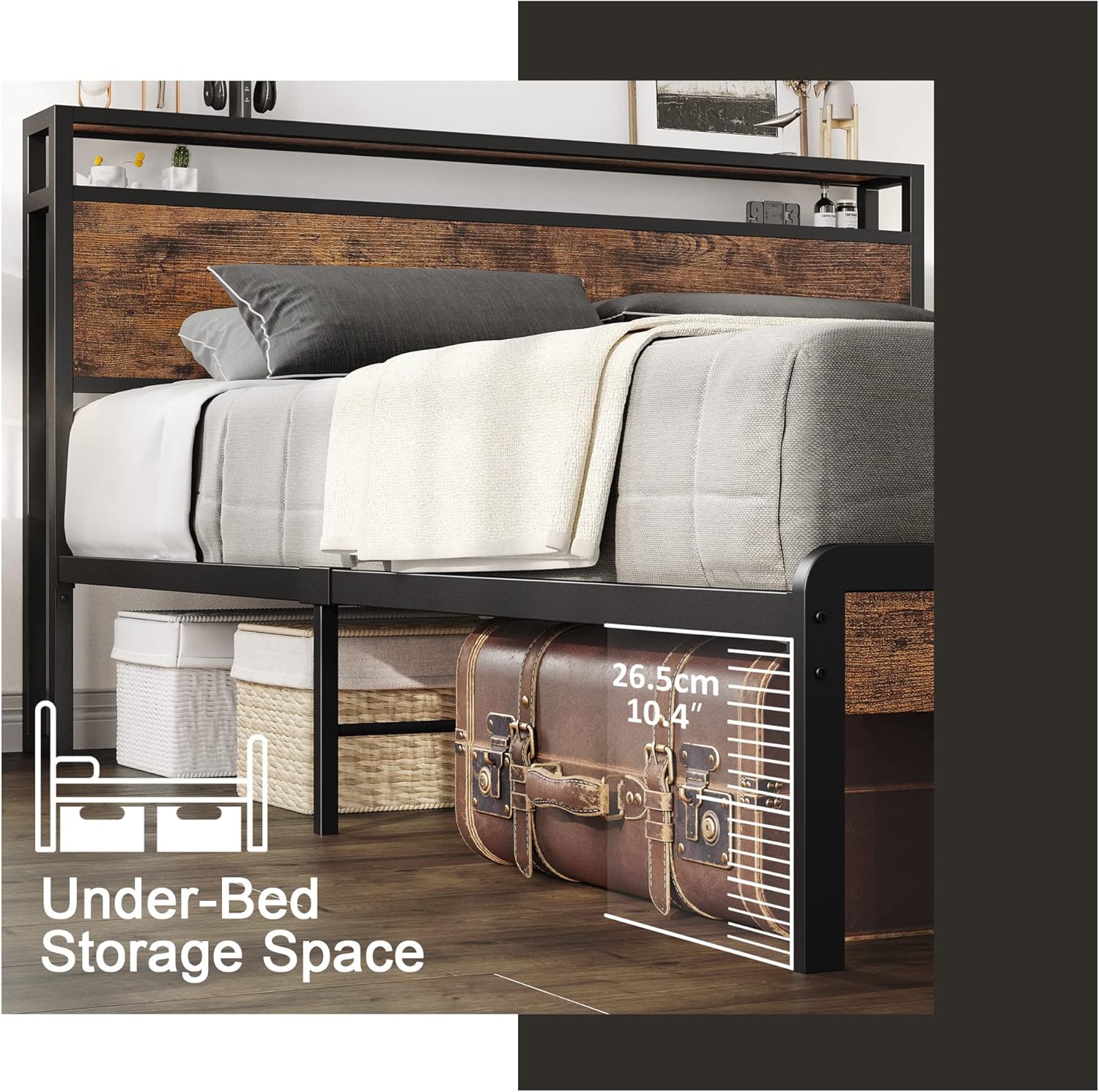 LIKIMIO Retro Bed Frame