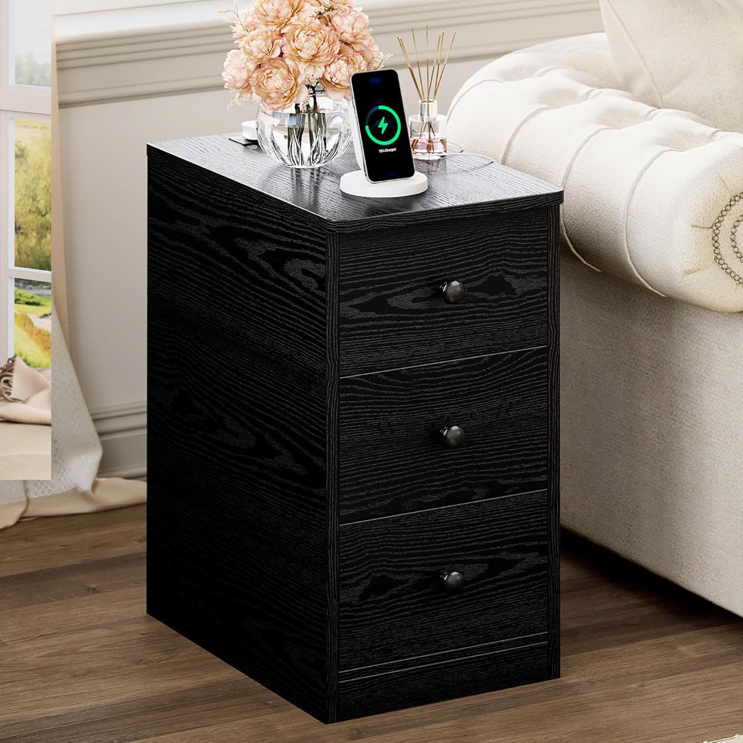 LIKIMIO Charging Station Nightstand