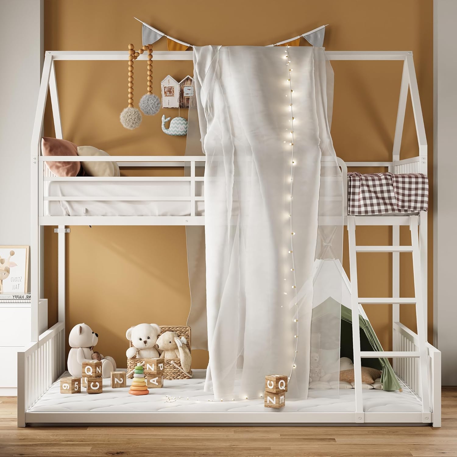 LIKIMIO House Shaped Bunk Bed