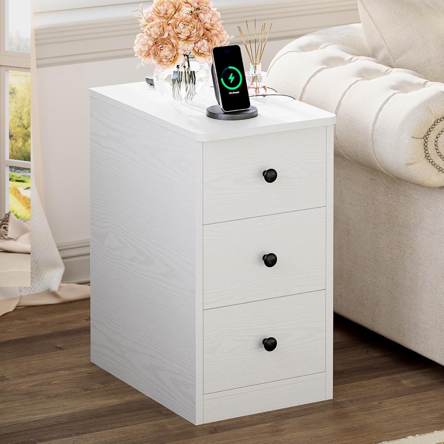 LIKIMIO Charging Station Nightstand