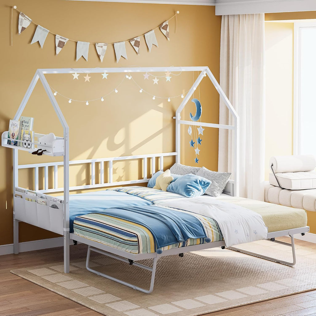 LIKIMIO Daybed with Pop Up Trundle