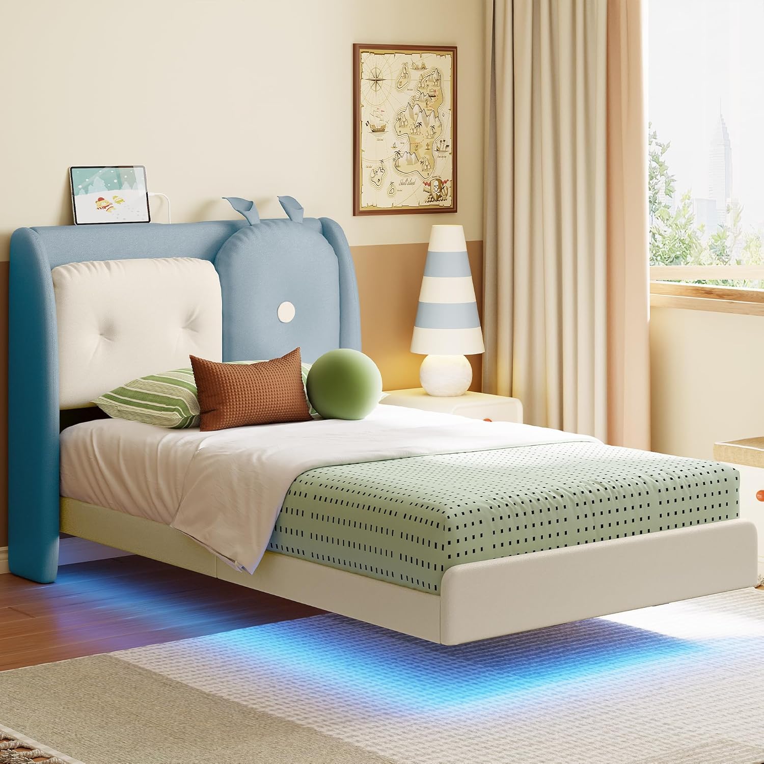 LIKIMIO Floating Bed Frame