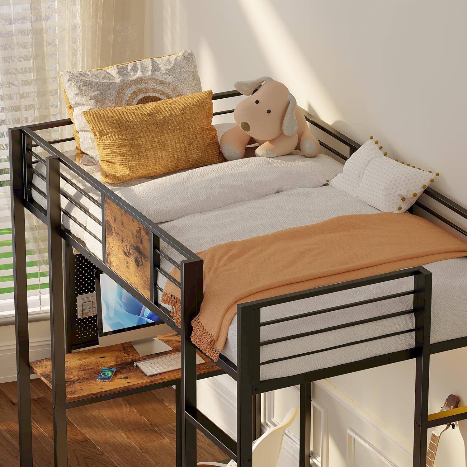 LIKIMIO Loft Bunk Bed Frame