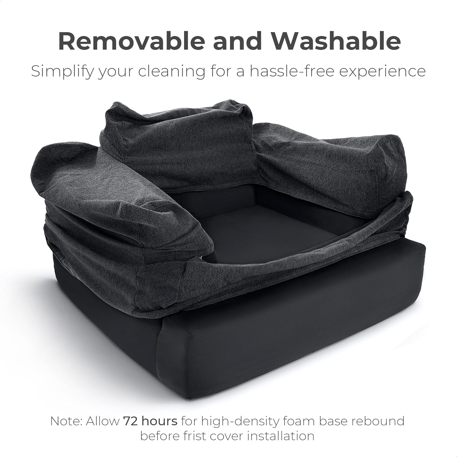 LIKIMIO Chenille Upholstered Sofa Bed（50”）