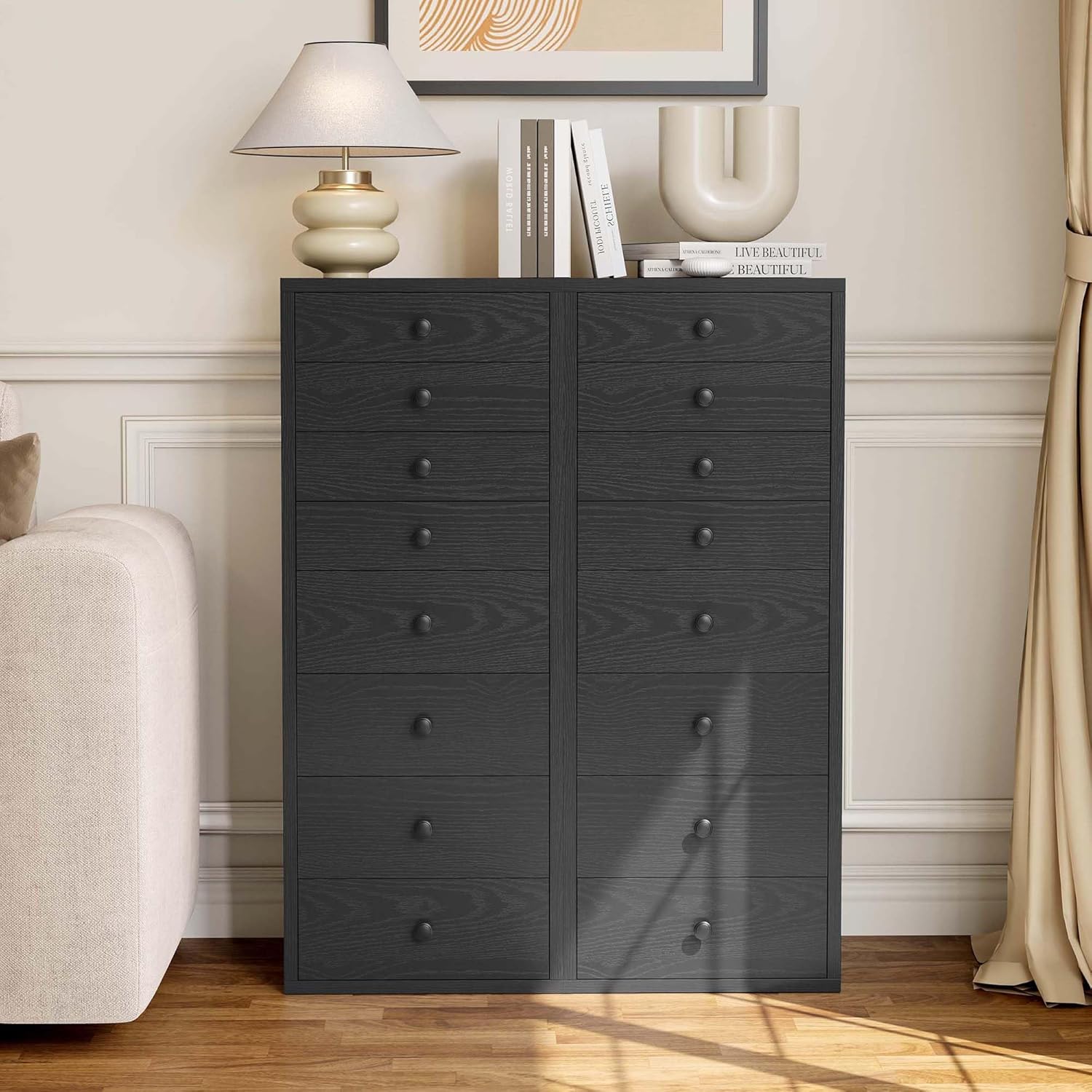 LIKIMIO 8-Drawer Tallboy (40.9")