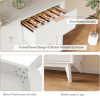 LIKIMIO Walnut 9-Drawers Dresser (55")