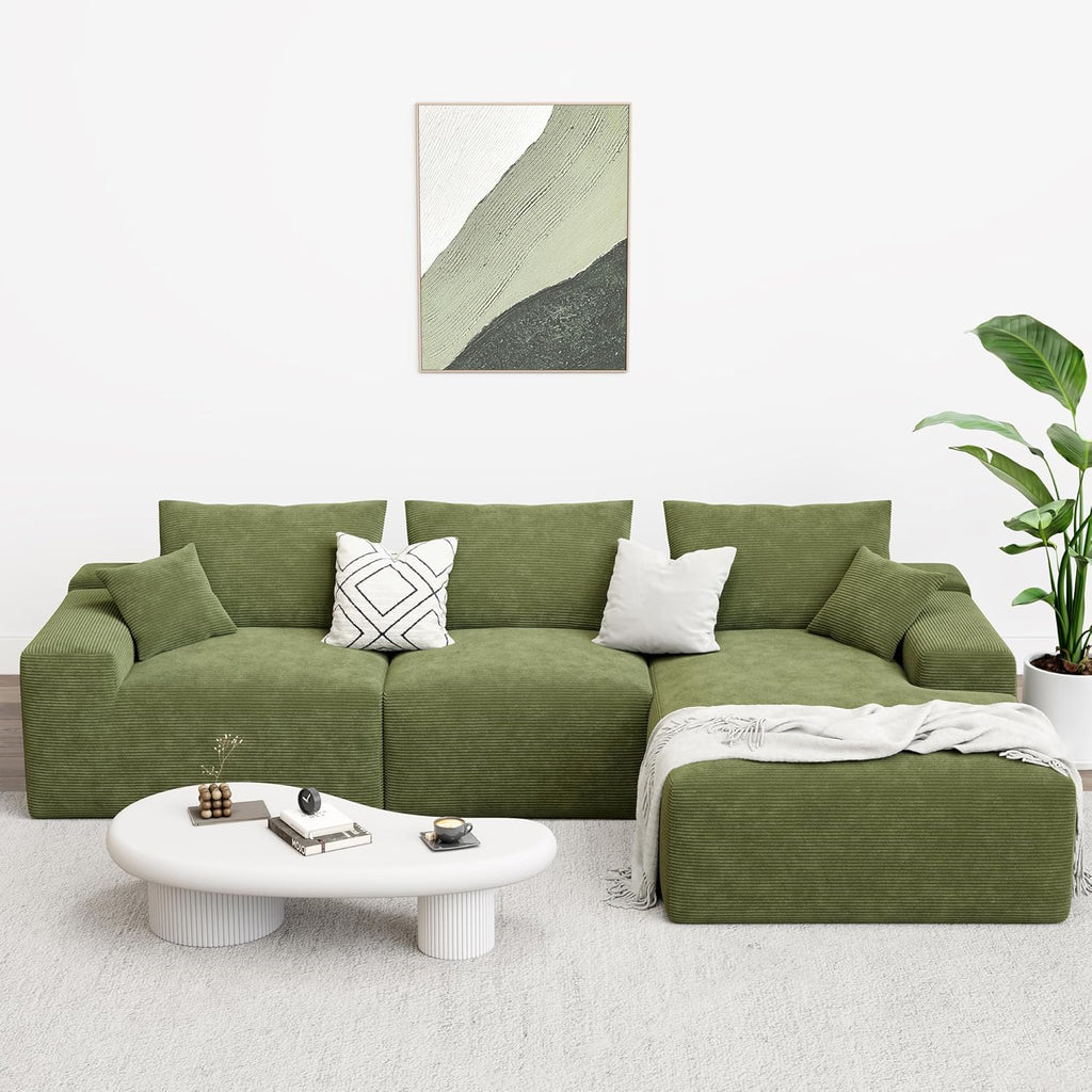 LIKIMIO 120" L-Shaped Sofa
