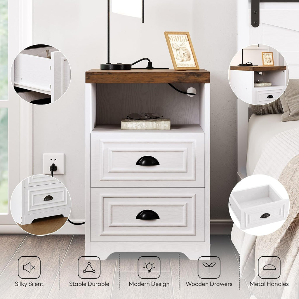 LIKIMIO Farmhouse Style Bedroom Set