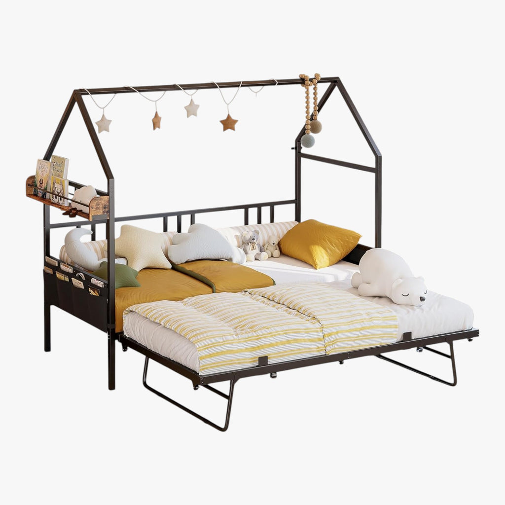 LIKIMIO Daybed with Pop Up Trundle