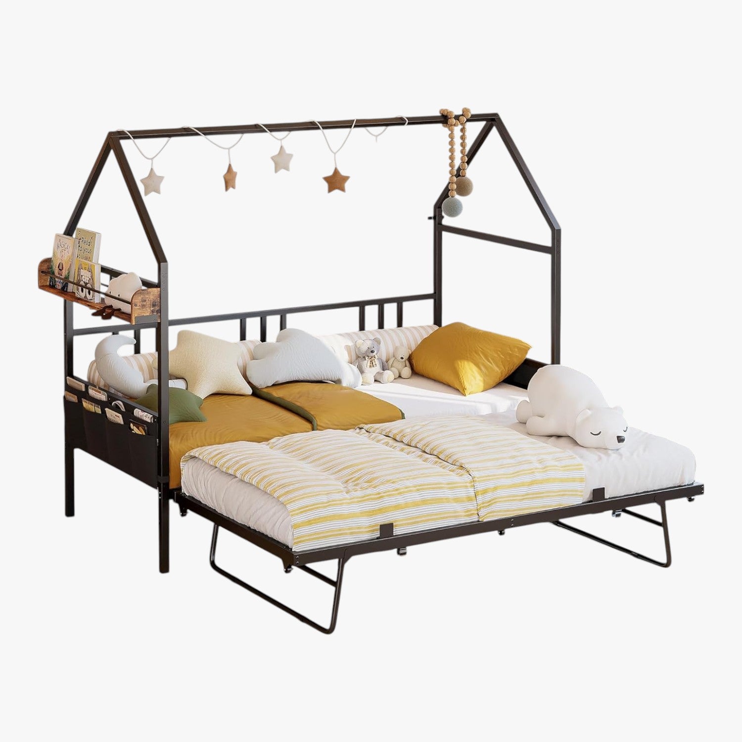 LIKIMIO Daybed with Pop Up Trundle