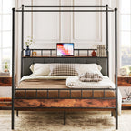 LIKIMIO Canopy Bed Frame