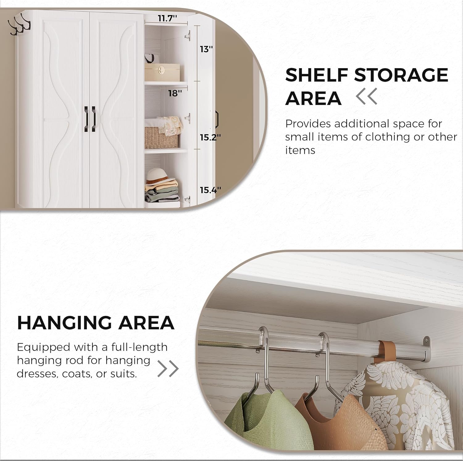 LIKIMIO Wild Partition Closet（70.8”）