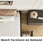 LIKIMIO Metal Bed Frame with Storage