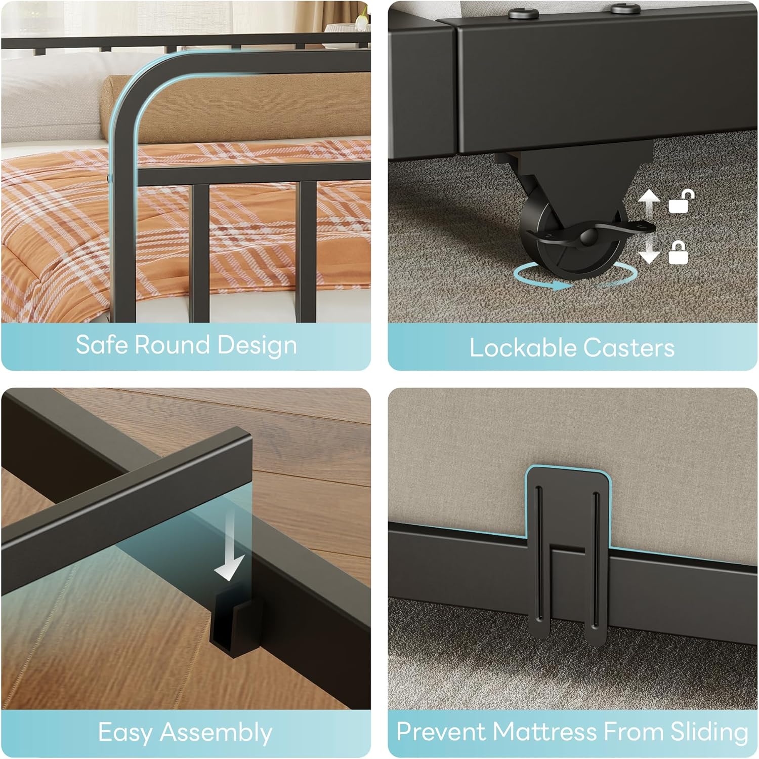 LIKIMIO Rechargeable Sofa Bed Frame