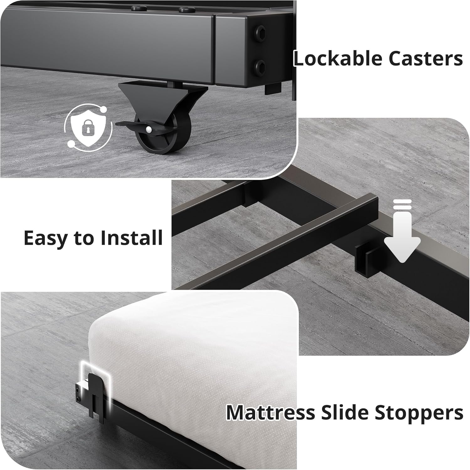 LIKIMIO Retro Pull-Down Sofa Bed