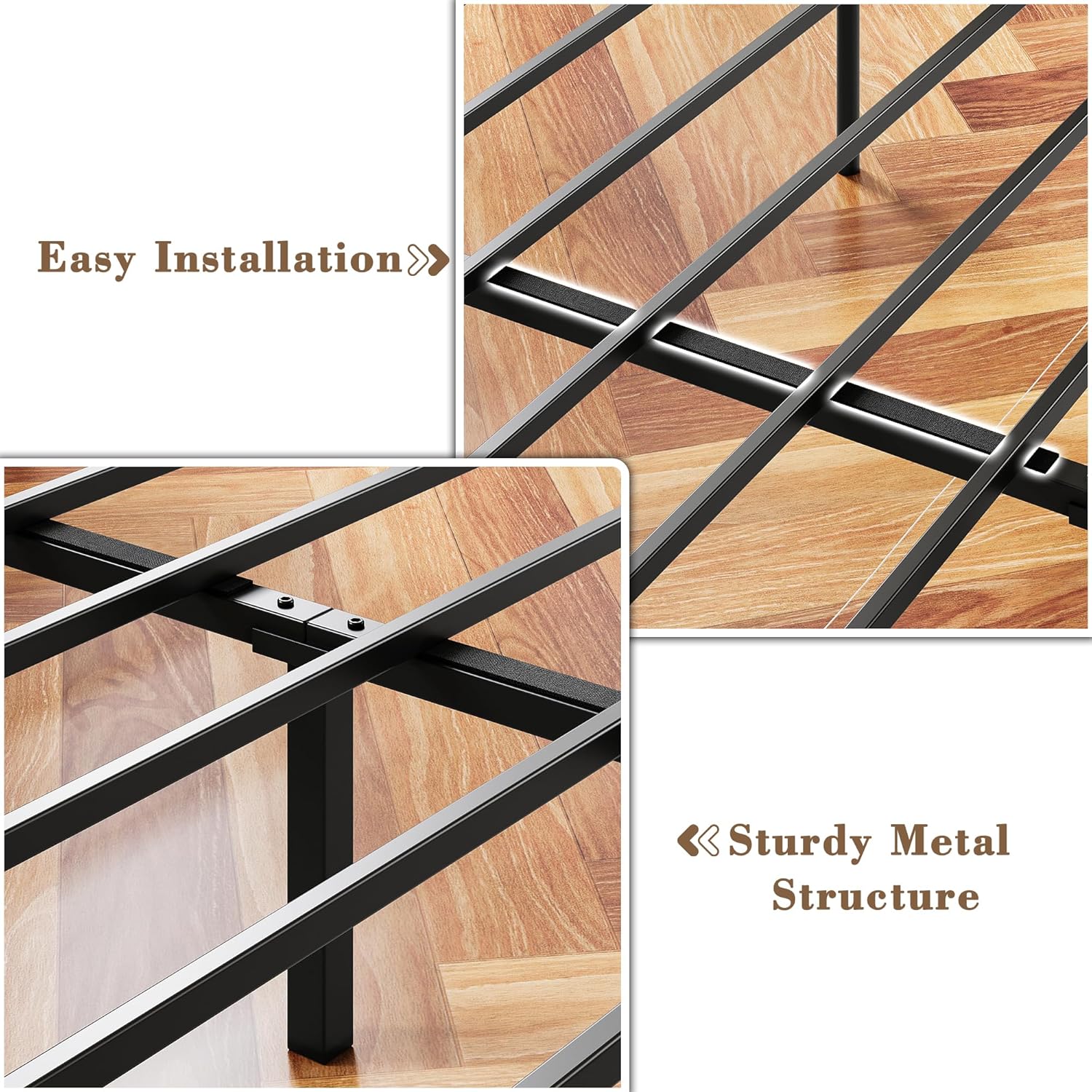 LIKIMIO Canopy Bed Frame