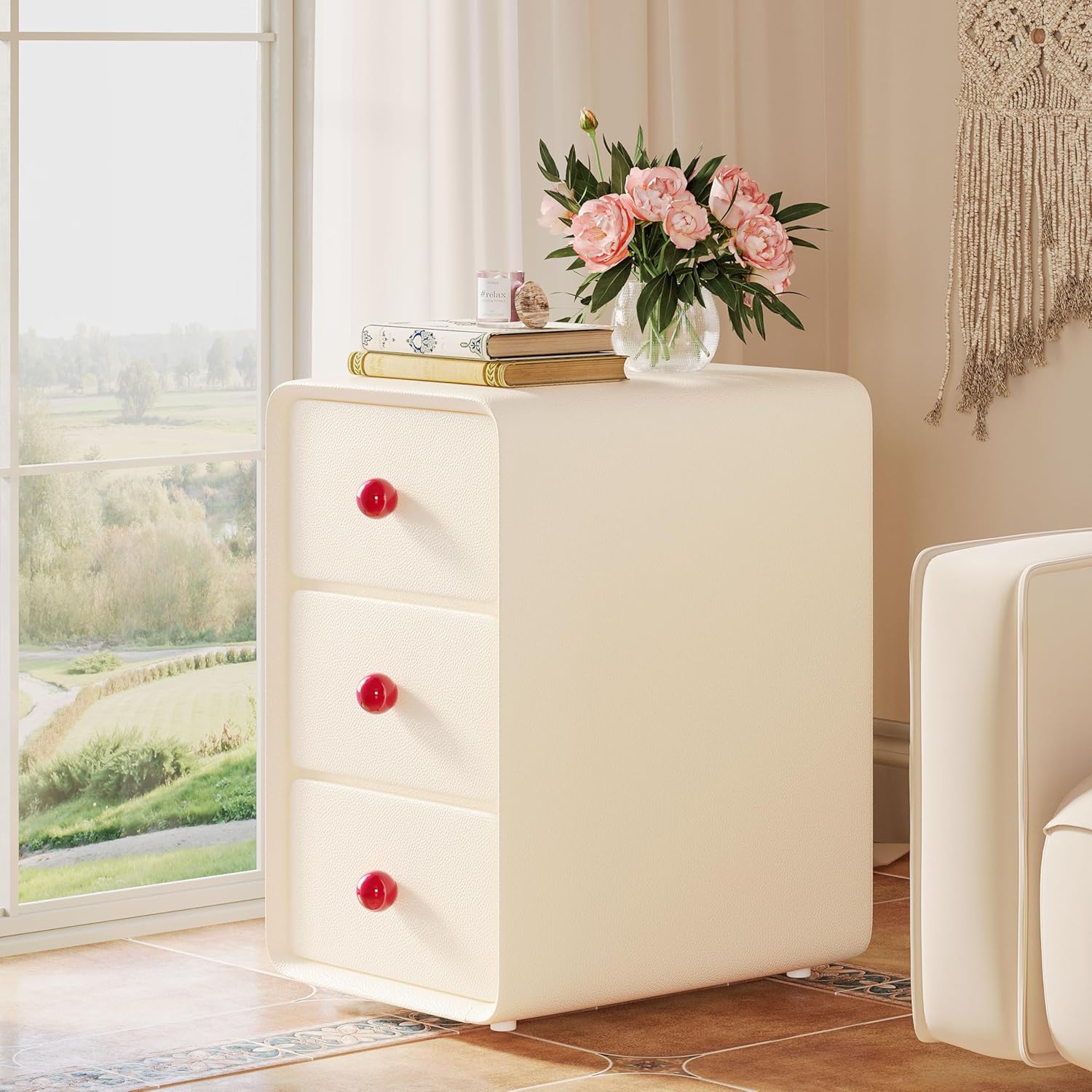 LIKIMIO Leather Nightstand