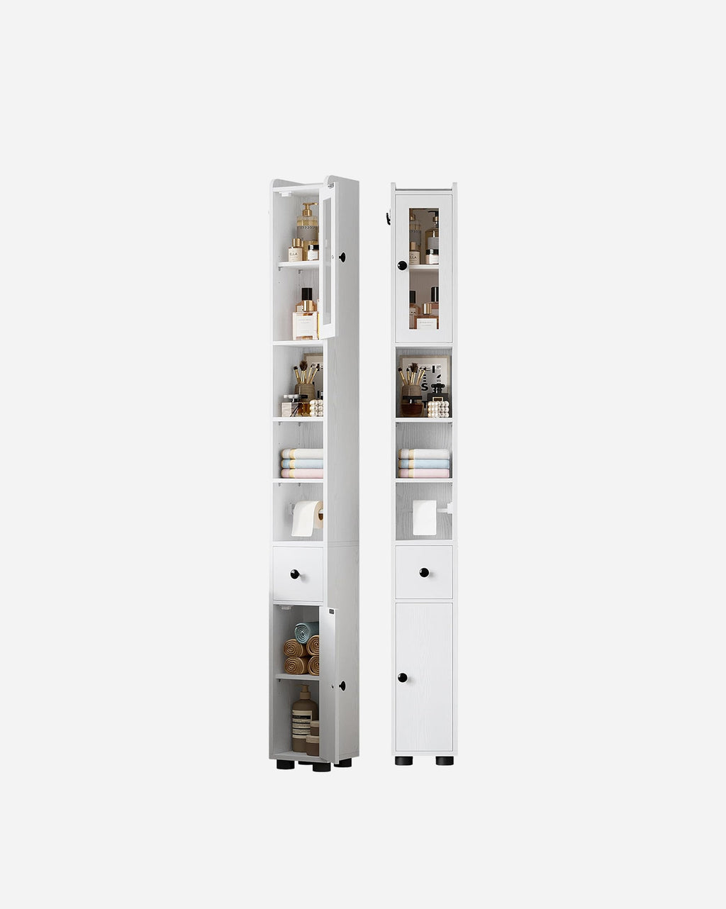 LIKIMIO Freestanding Slim Bathroom Storage Cabinet（71“）