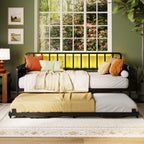 LIKIMIO Industrial Retro Style Multifunctional Sofa Bed