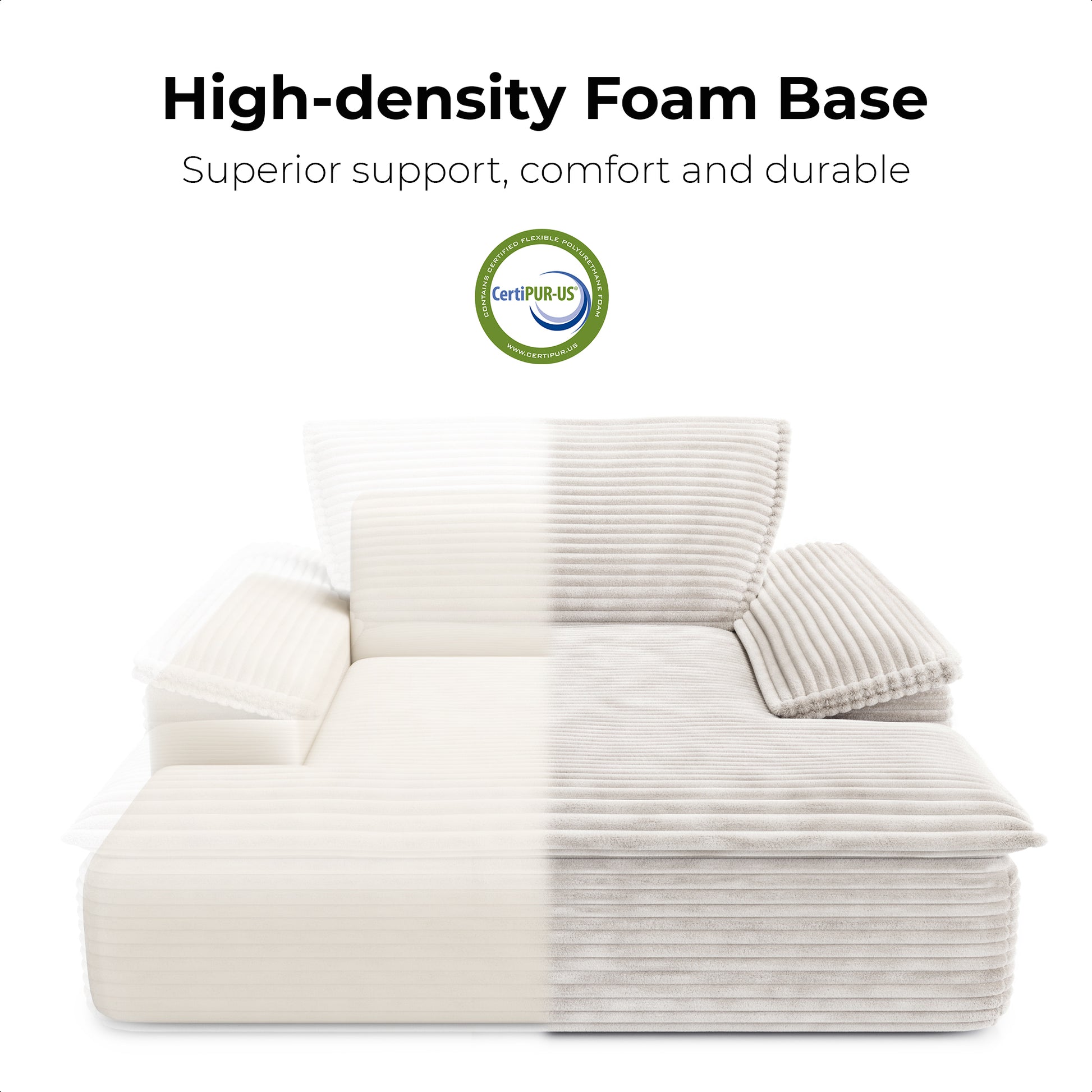 LIKIMIO 59" Lounge Sofa