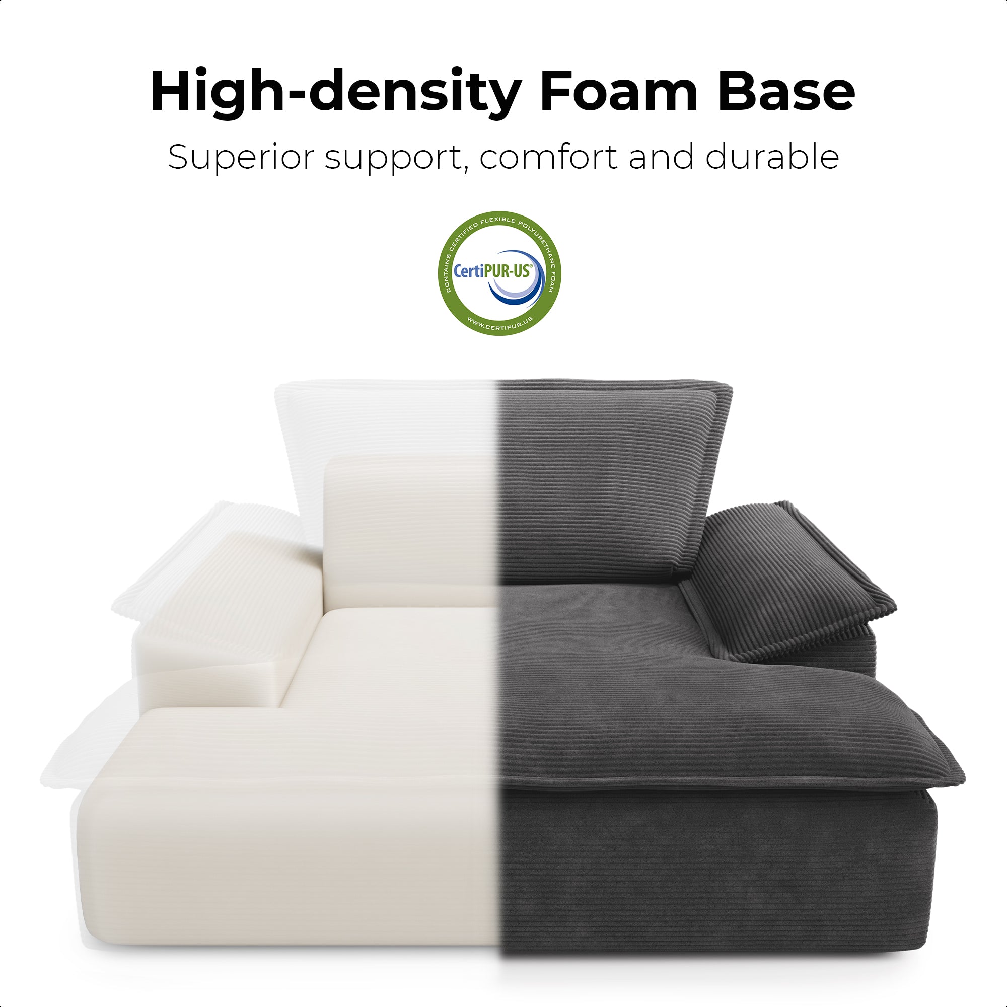 LIKIMIO 59" Lounge Sofa