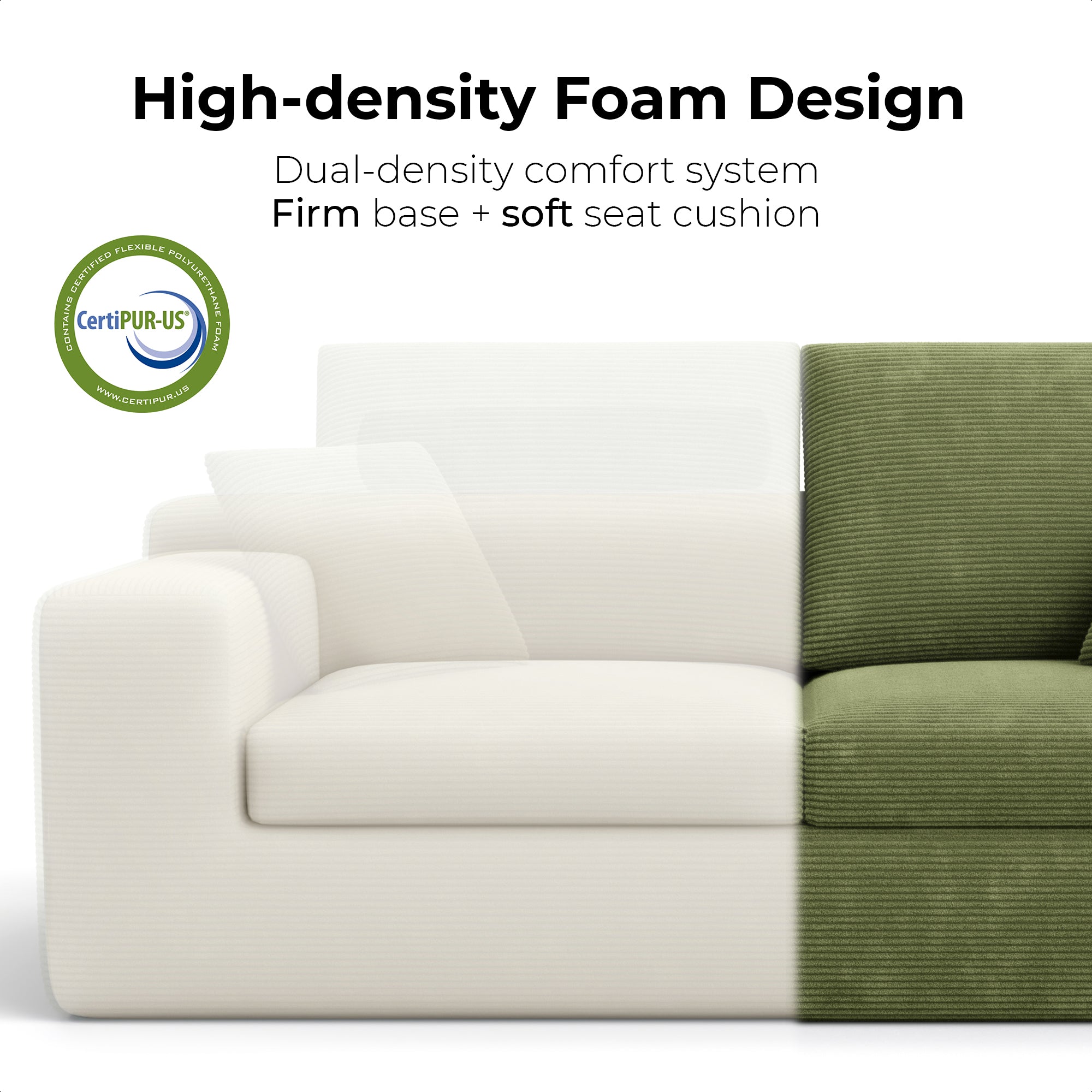 LIKIMIO 71.6“ Corduroy Chaise Longue