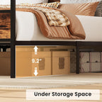 LIKIMIO Multifunctional Four-Post Bed Frame