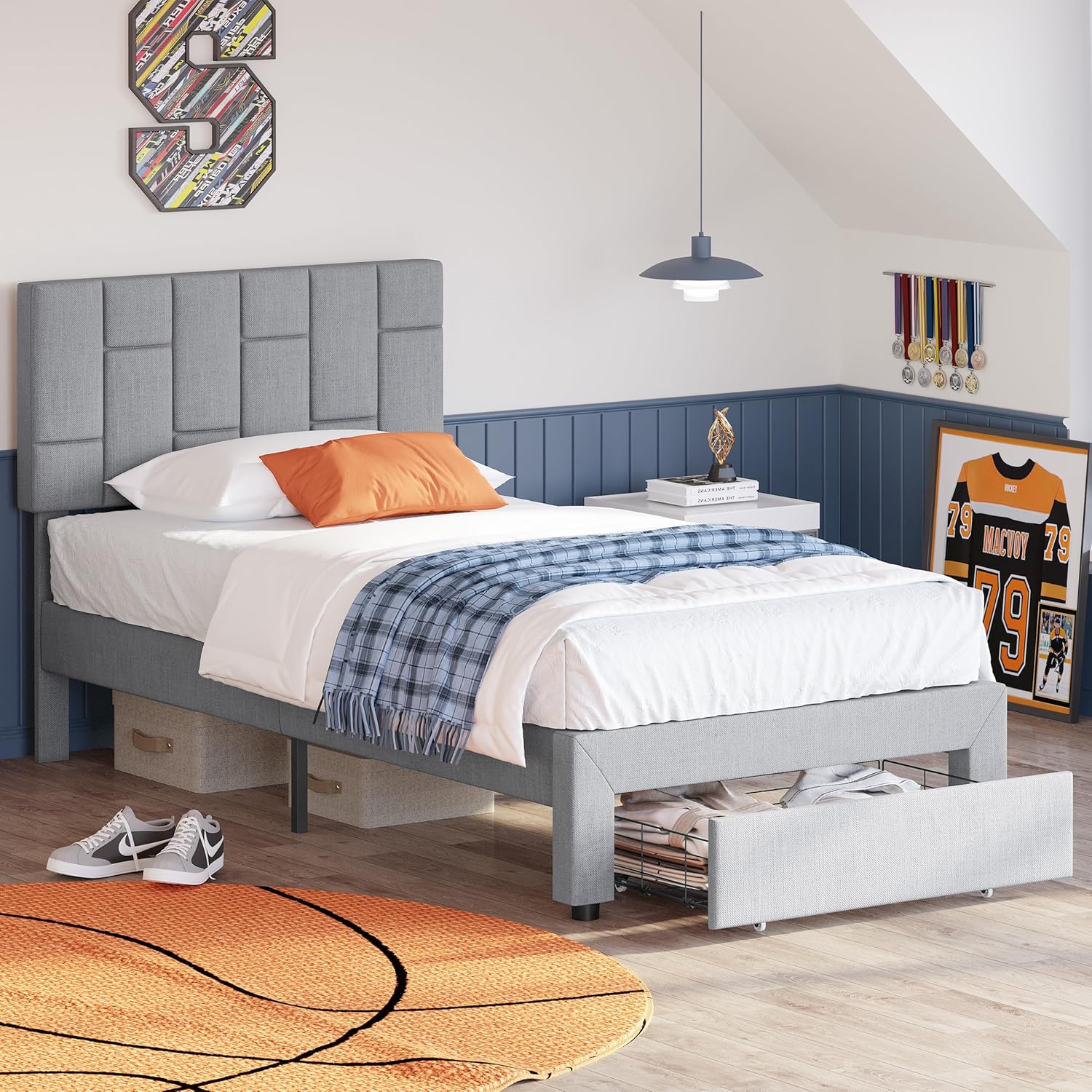 LIKIMIO Storage Bed Frame