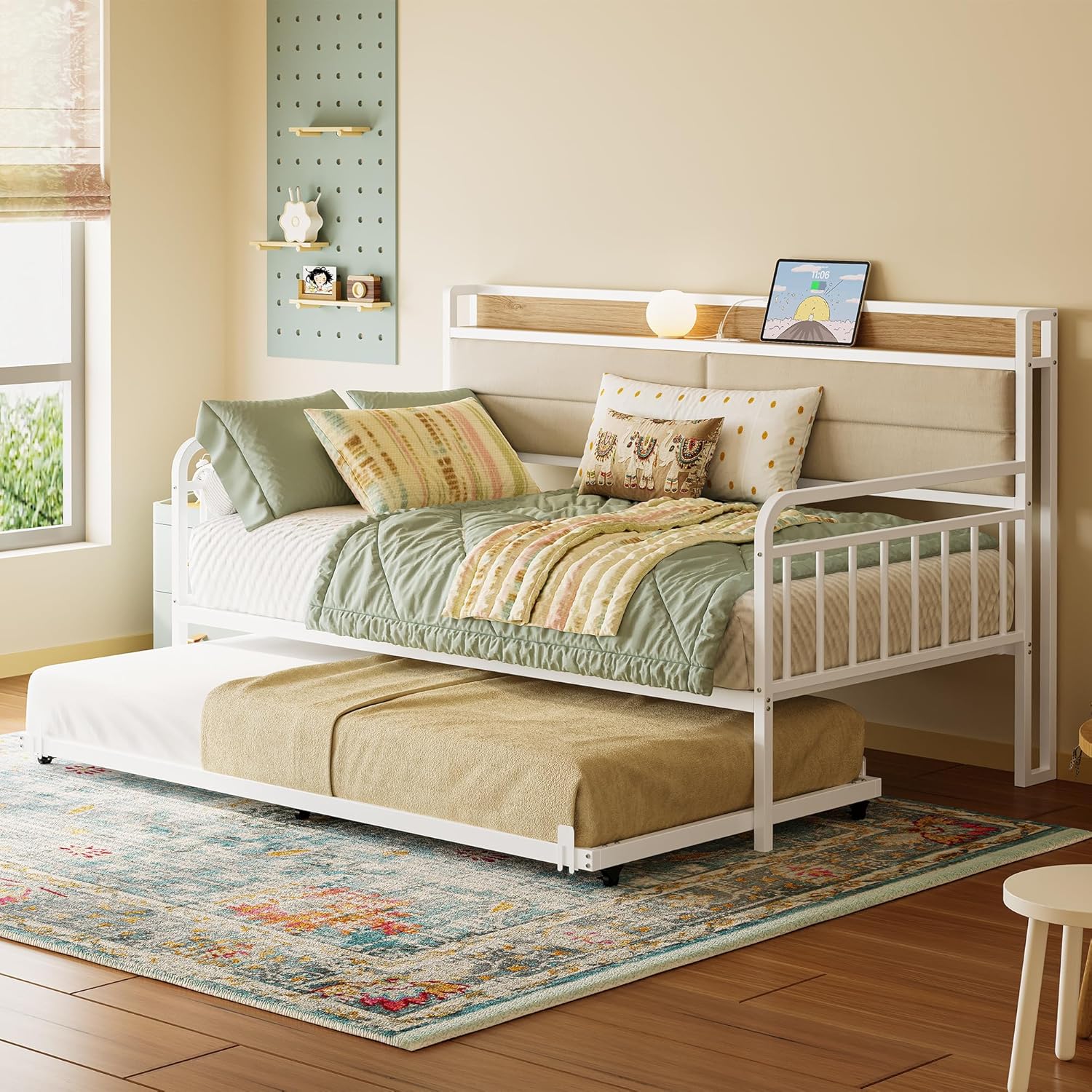 LIKIMIO Trundle Sofa Bed