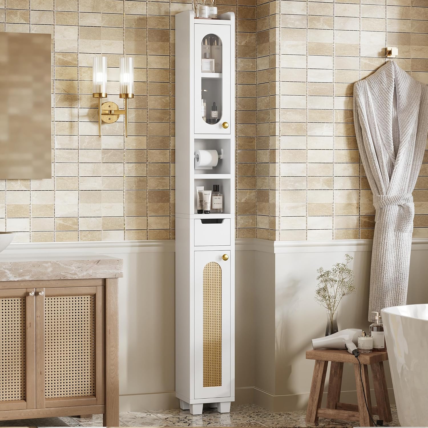 LIKIMIO Slim Standalone Storage Cabinet（69“）