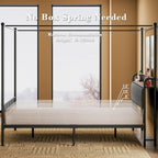 LIKIMIO Canopy Bed Frame