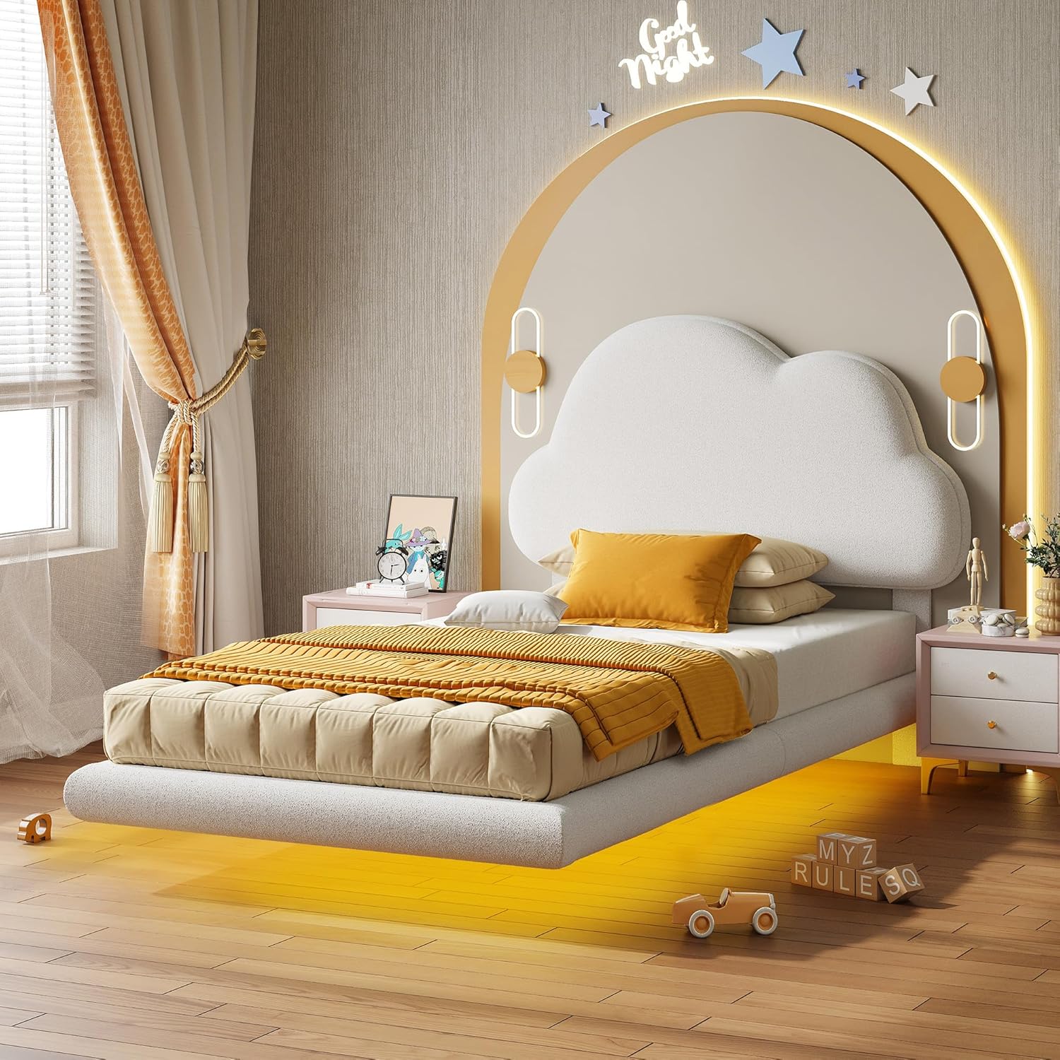 LIKIMIO Floating Bed Frame