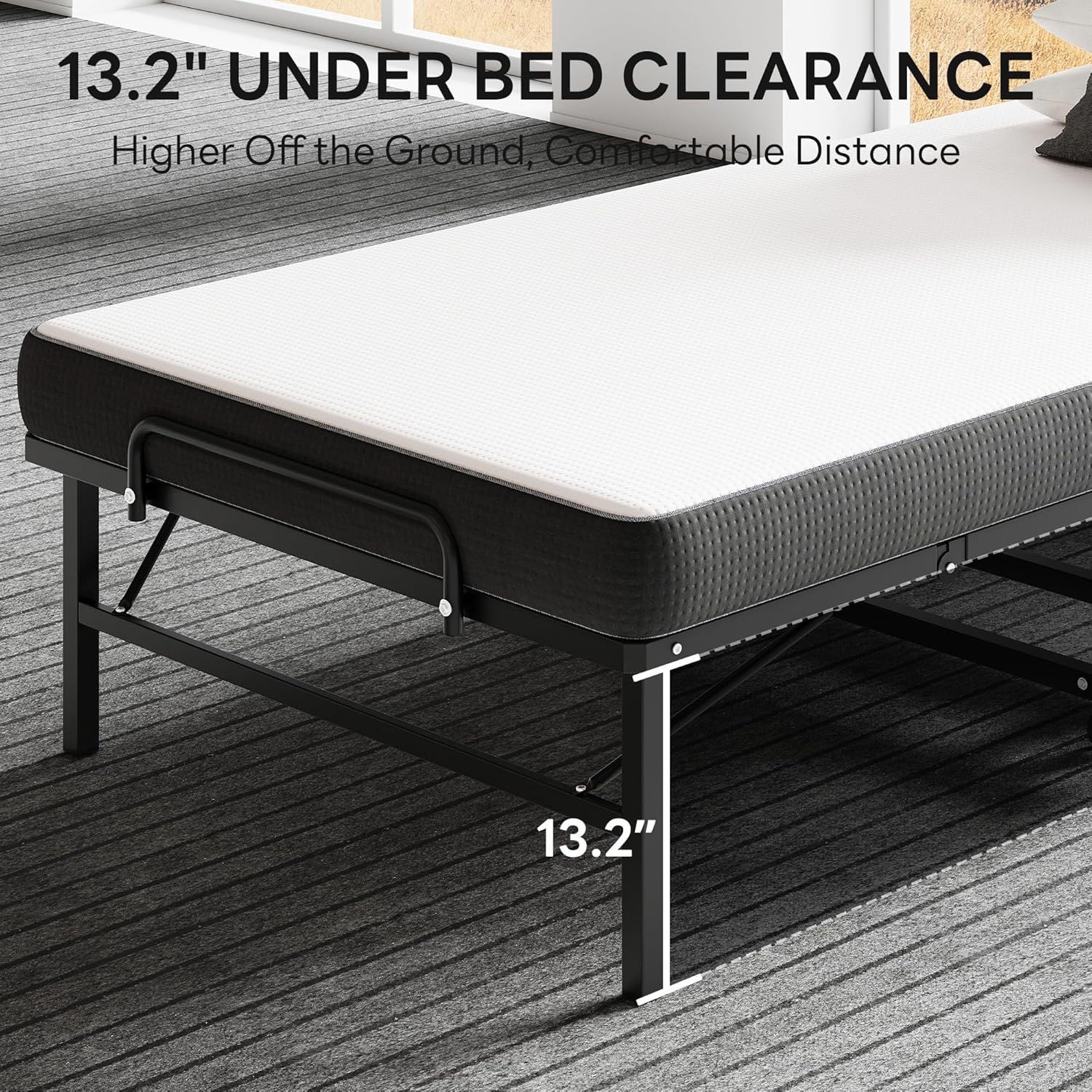 LKIMIO Portable Folding Bed & Marttress
