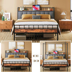 LIKIMIO Canopy Bed Frame