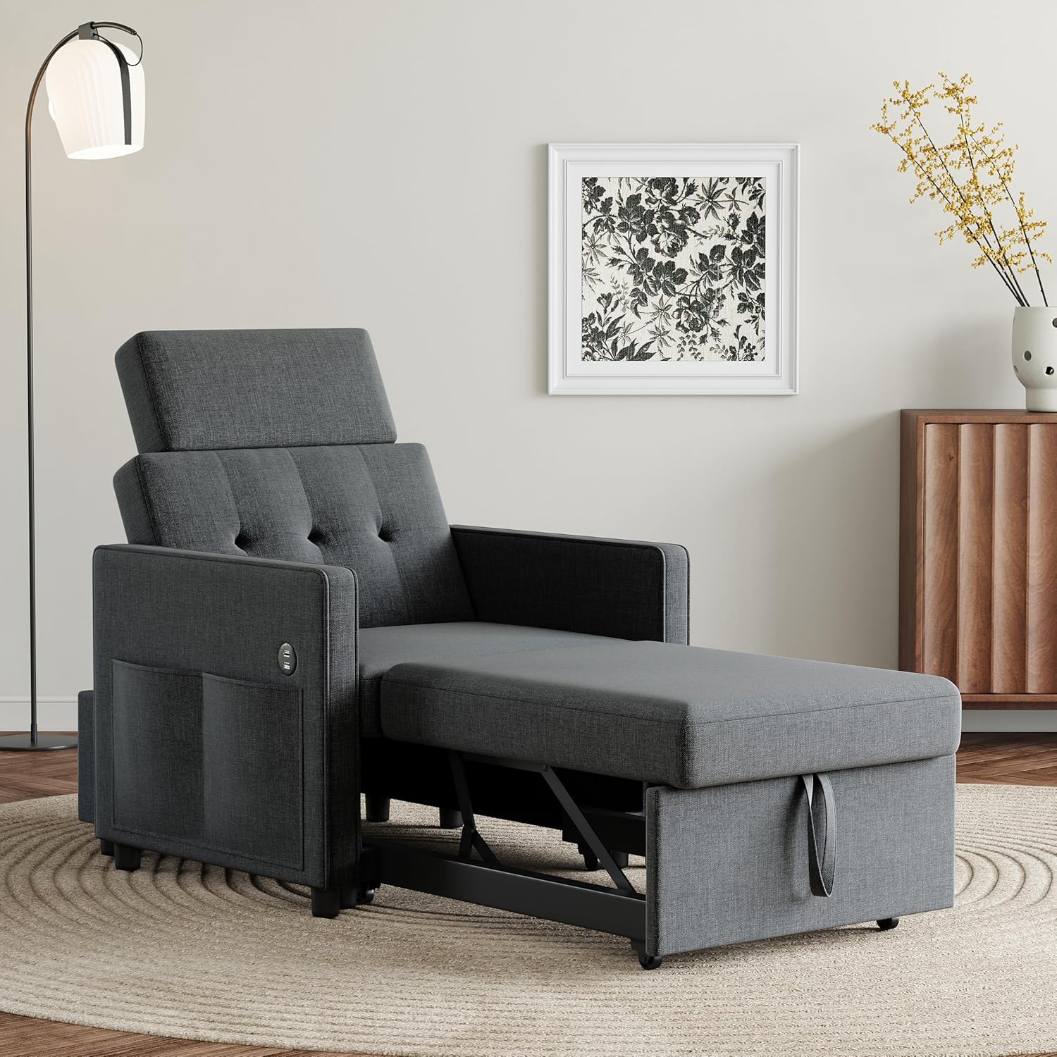 LIKIMIO 3-in-1 Sleeper Sofa Bed