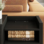 LIKIMIO Wooden Charging Station Nightstand