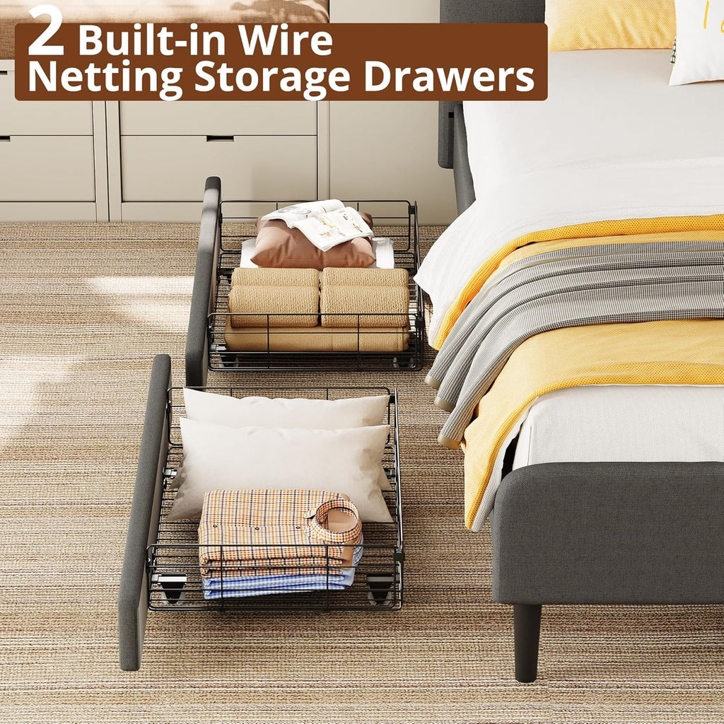 LIKIMIO Adjustable Bed Rails Corner Bed 