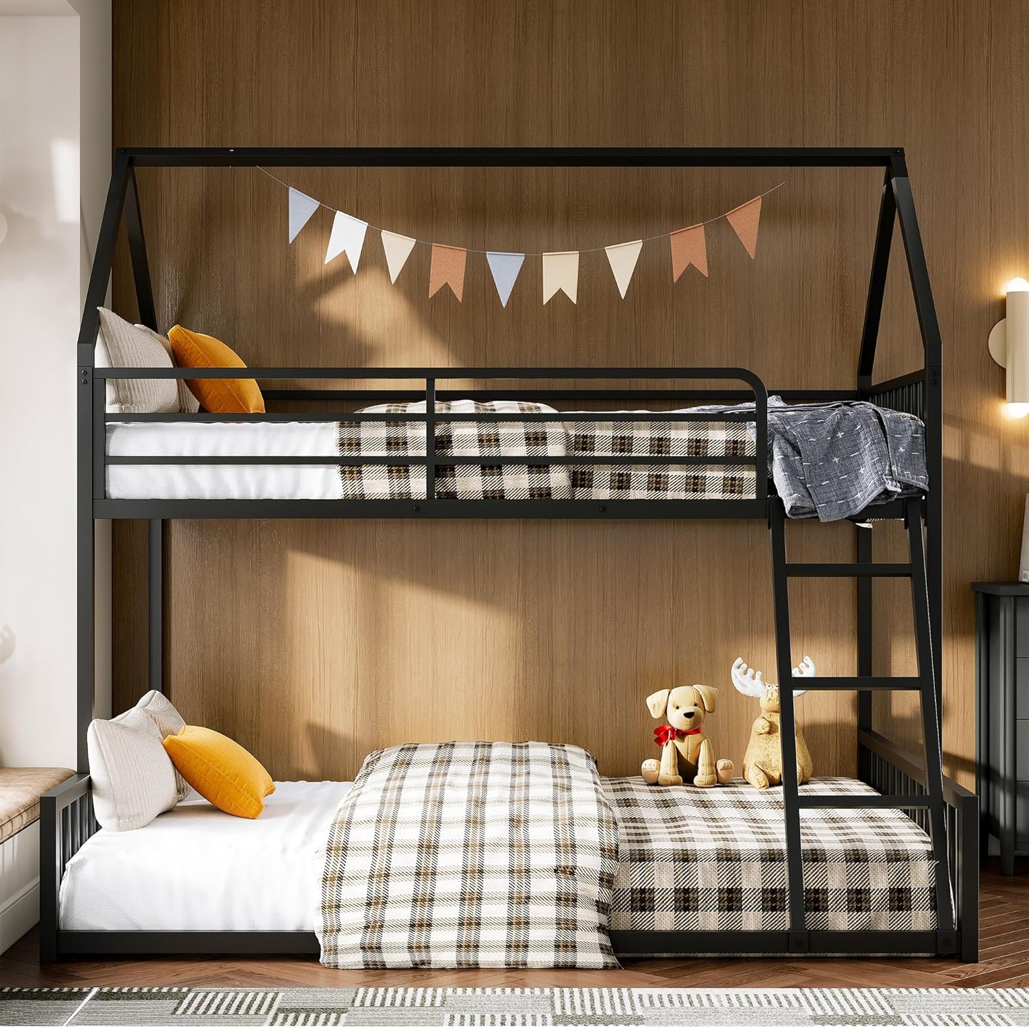 LIKIMIO House Shaped Bunk Bed