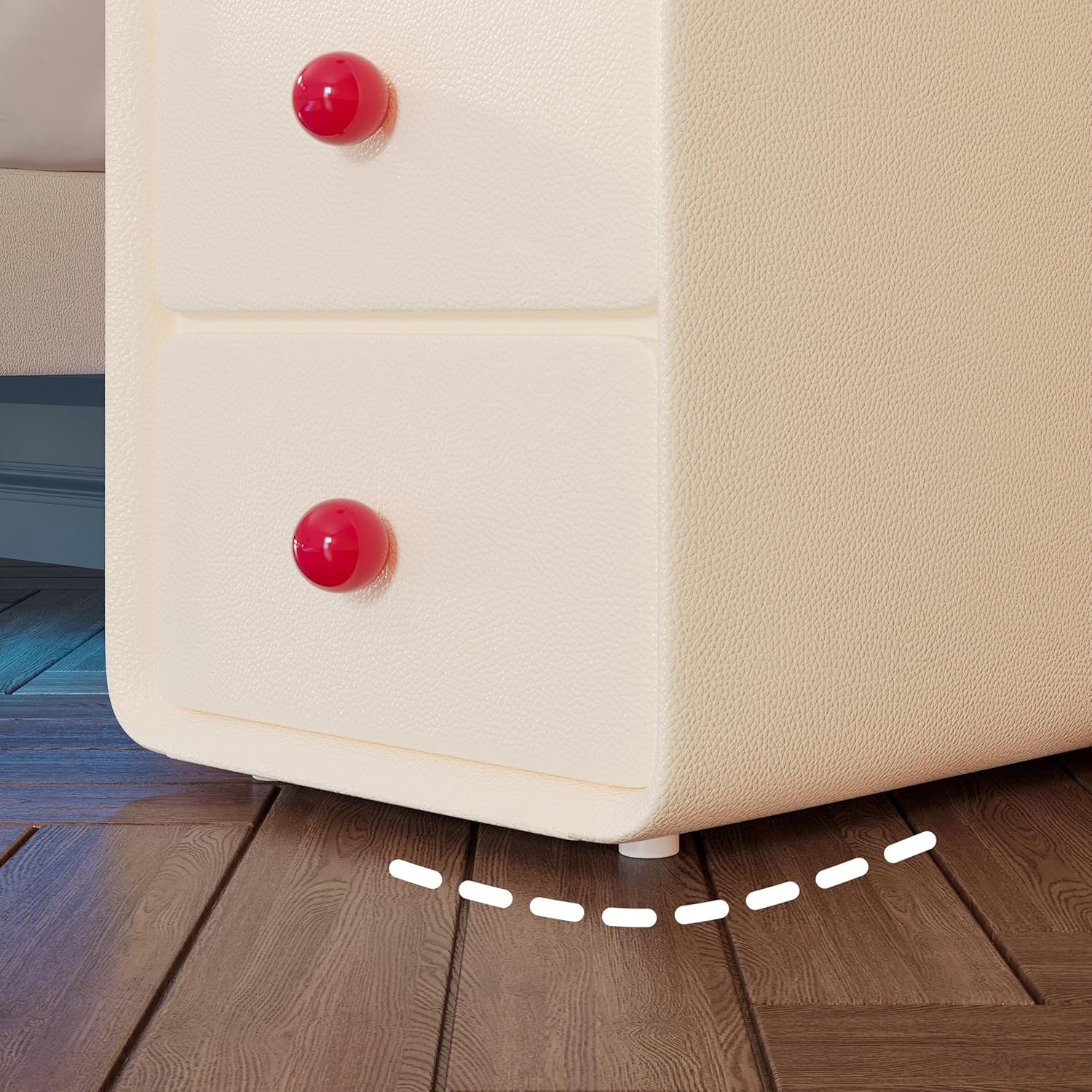 LIKIMIO Leather Nightstand