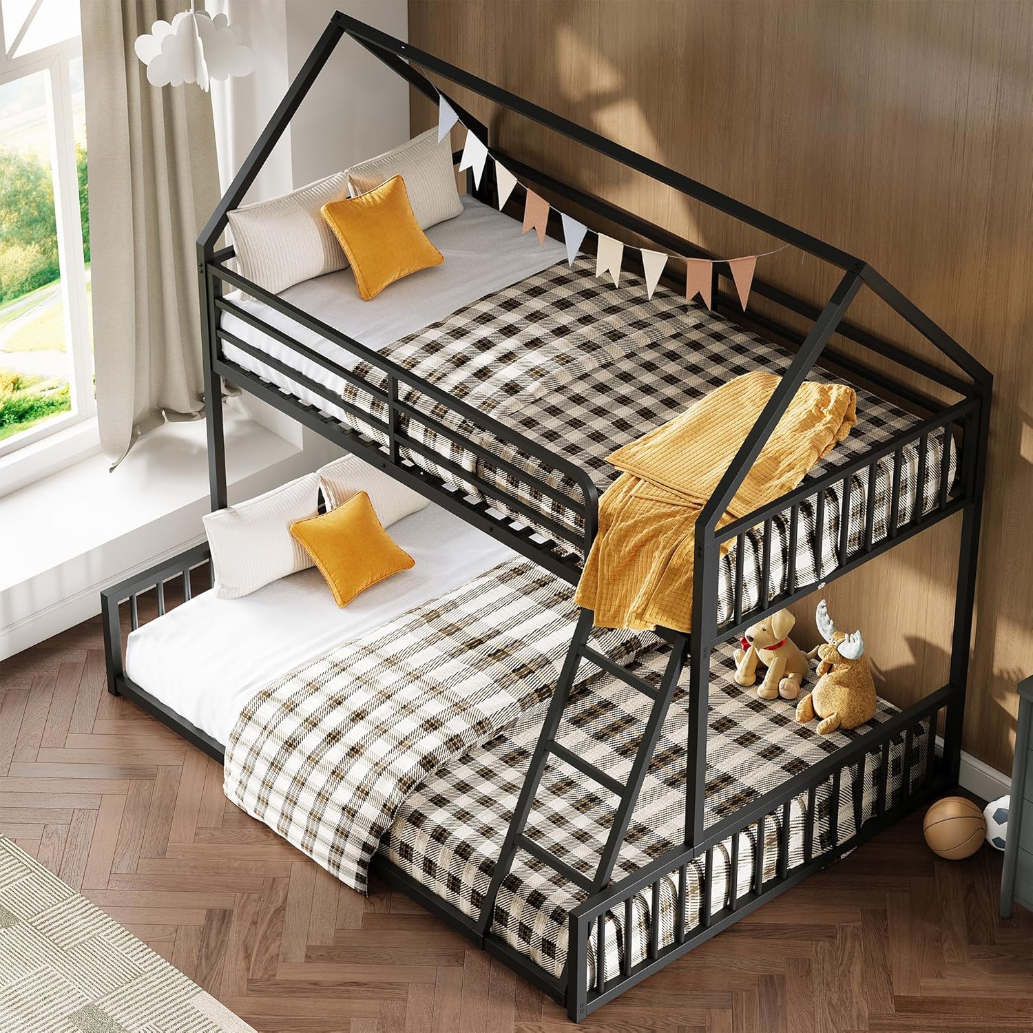 LIKIMIO House Shaped Bunk Bed
