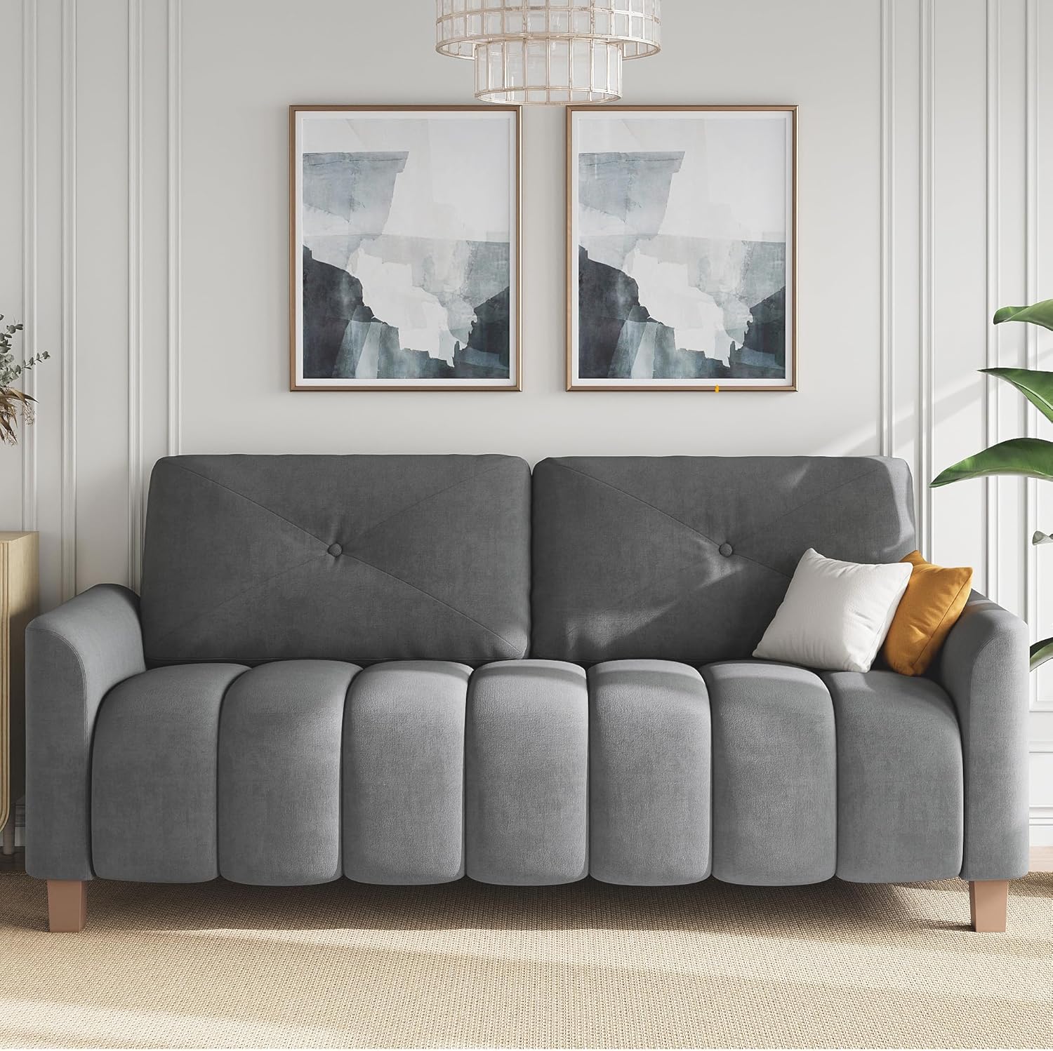 LIKIMIO 79" Clouds Loveseat