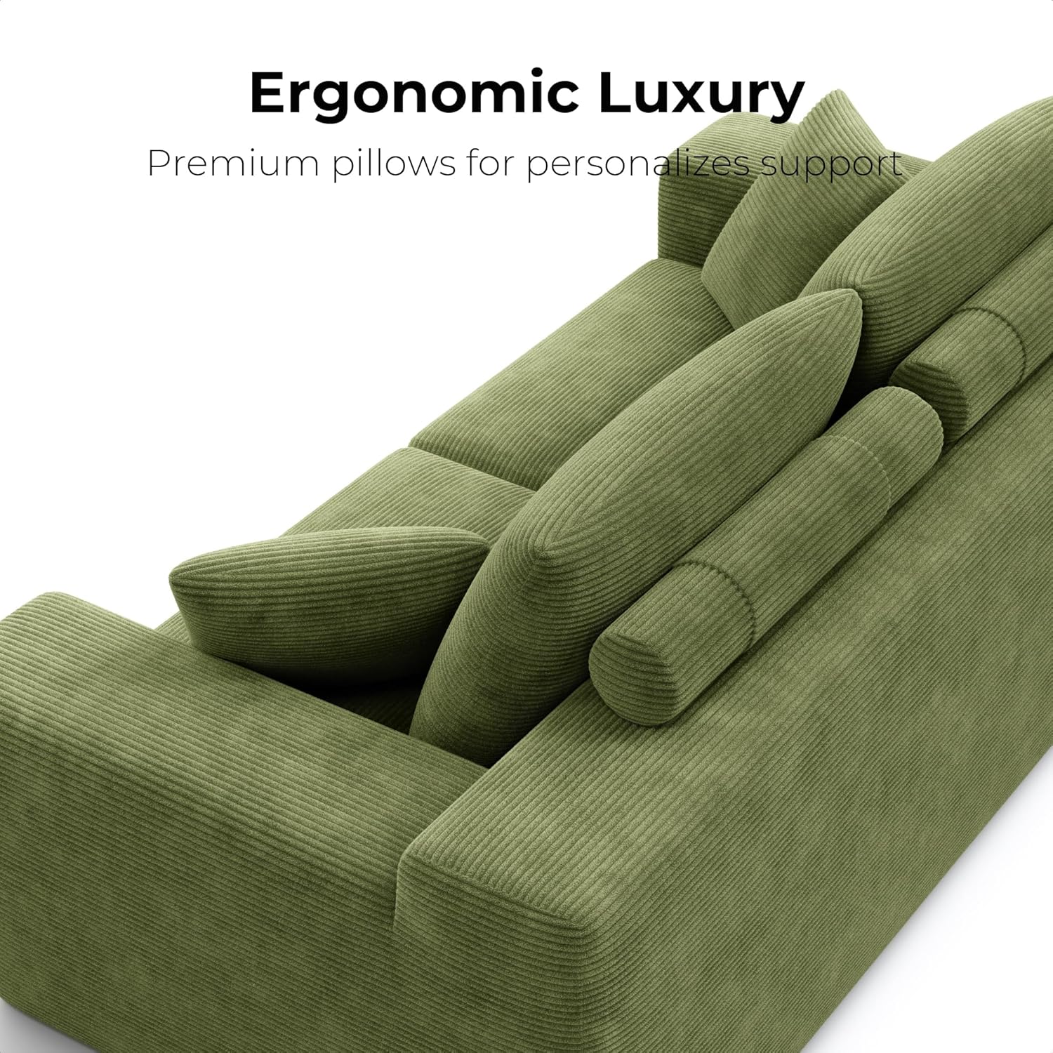 LIKIMIO Cloud Frameless Loveseat（78“）