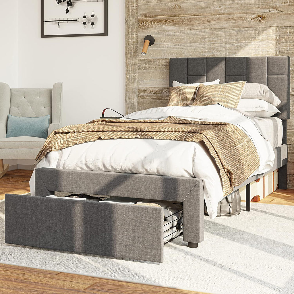 LIKIMIO Storage Bed Frame