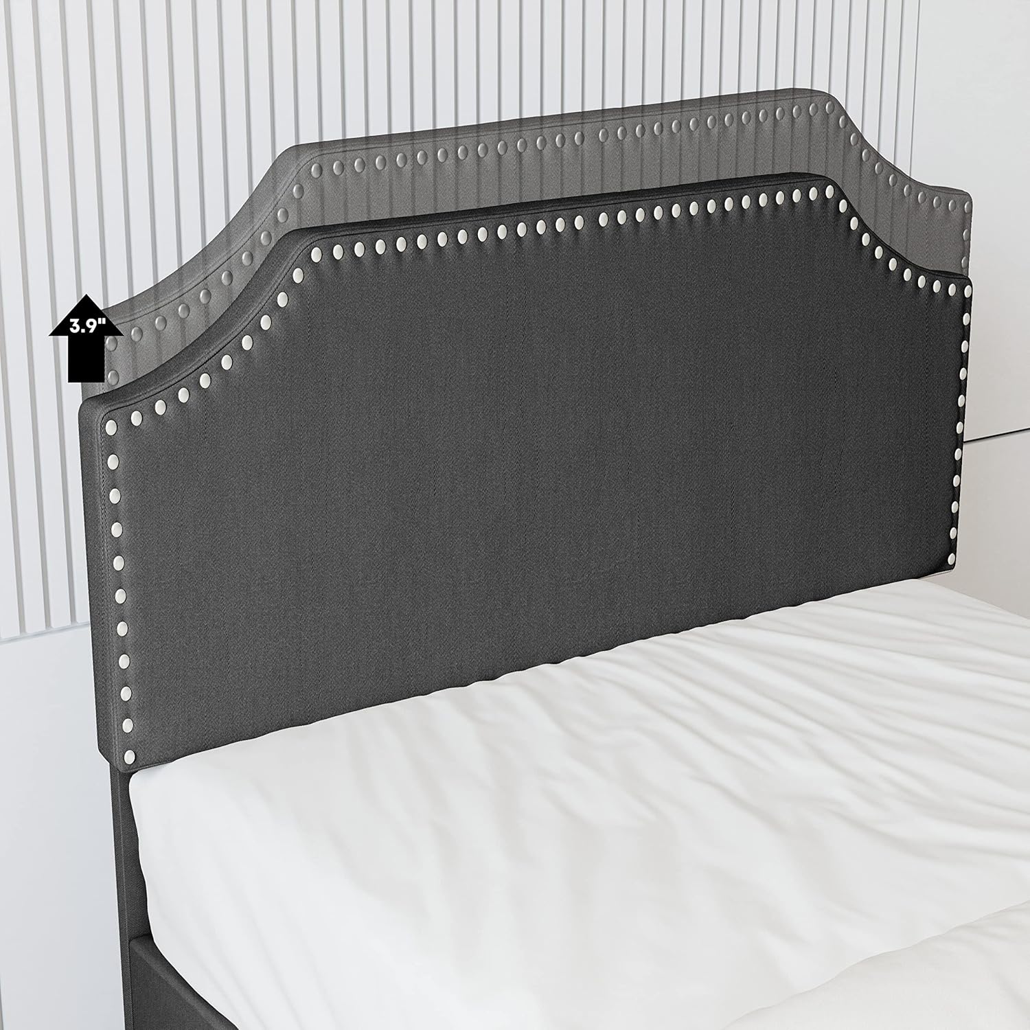 LIKIMIO Signature Nailhead Bed Frame