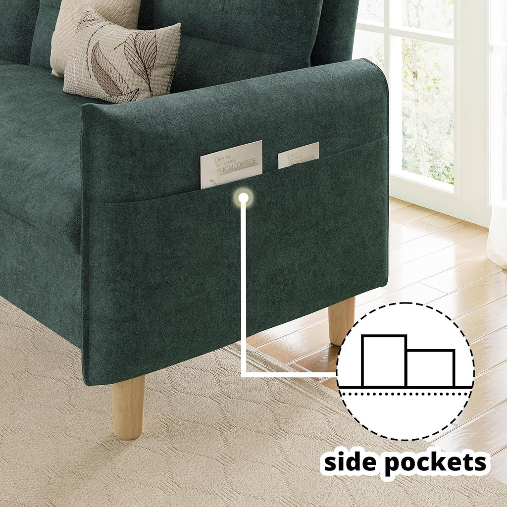 LIKIMIO 80" L-Shaped Sofa