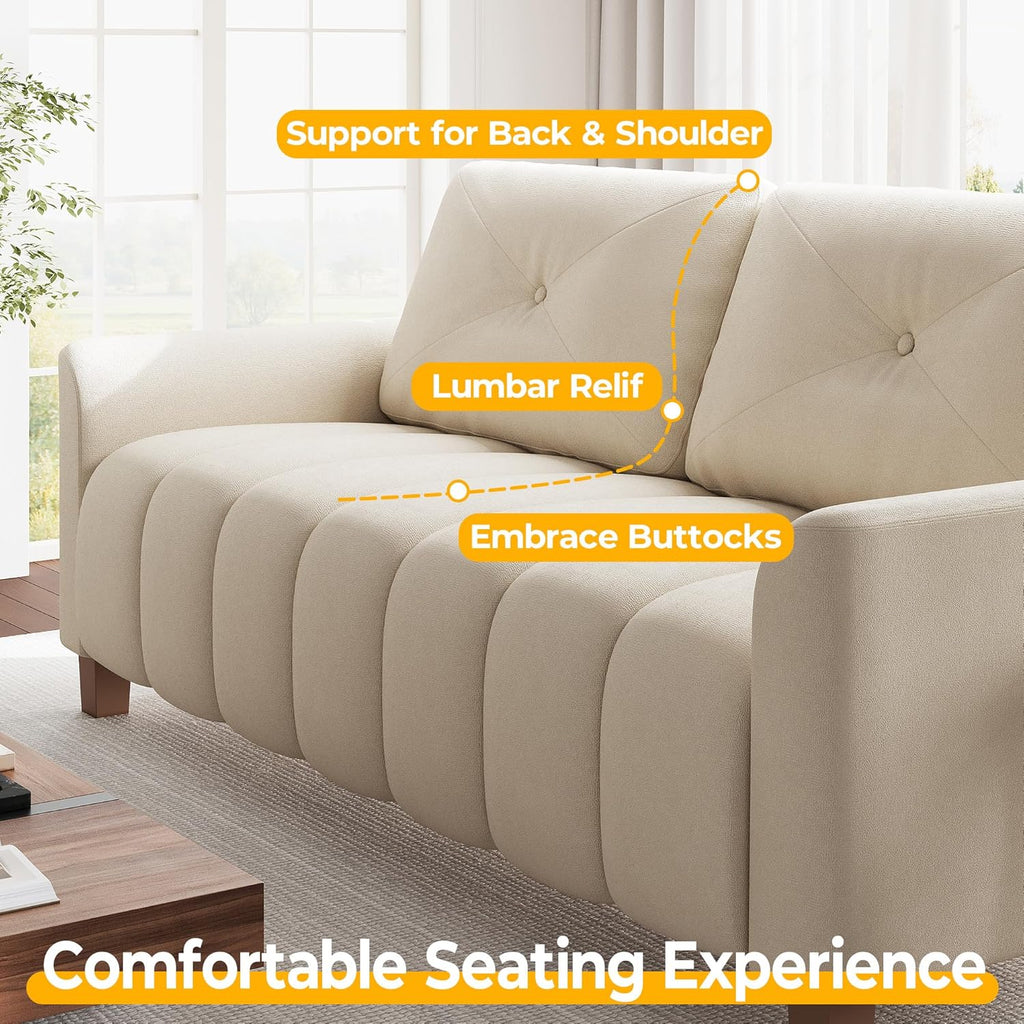 LIKIMIO 79" Clouds Loveseat