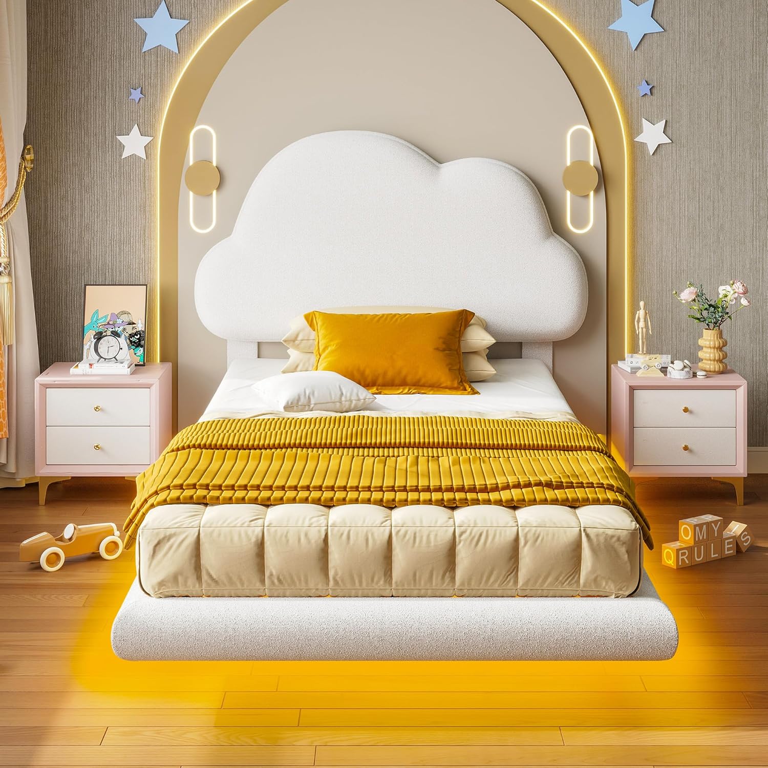 LIKIMIO Floating Bed Frame